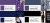 Костюмная ткань "Элис" 18-3921, 200 гр/м2, шир.150см, цвет голубика - купить в Кемерово. Цена 306.20 руб.
