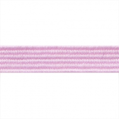 Резиновые нити с текстильным покрытием, шир. 6 мм ( упак.30 м/уп), цв.- 80-розовый - купить в Кемерово. Цена: 155.22 руб.