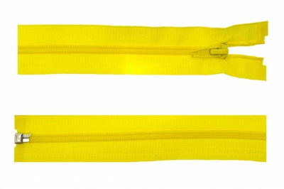 Спиральная молния Т5 131, 90 см, автомат, цвет жёлтый - купить в Кемерово. Цена: 14.20 руб.