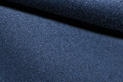 Ткань костюмная 8874/3, цвет темно-синий, 100% полиэфир - купить в Кемерово. Цена 433.60 руб.