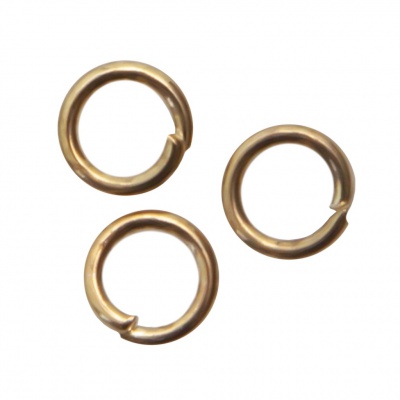 Кольцо  соединительное для бижутерии 4 мм, цв.-золото - купить в Кемерово. Цена: 0.41 руб.