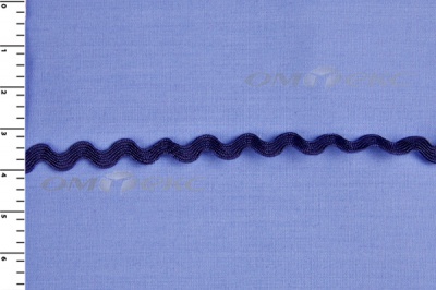 Тесьма плетеная "Вьюнчик"/т.синий - купить в Кемерово. Цена: 48.03 руб.