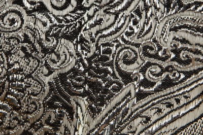 Ткань костюмная жаккард №11, 140 гр/м2, шир.150см, цвет тем.серебро - купить в Кемерово. Цена 383.29 руб.
