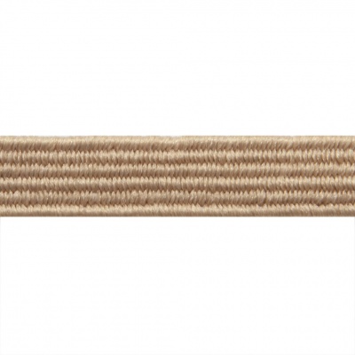 Резиновые нити с текстильным покрытием, шир. 6 мм ( упак.30 м/уп), цв.- 97-бежевый - купить в Кемерово. Цена: 152.05 руб.