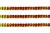 Пайетки "ОмТекс" на нитях, CREAM, 6 мм С / упак.73+/-1м, цв. 96 - красный - купить в Кемерово. Цена: 484.77 руб.