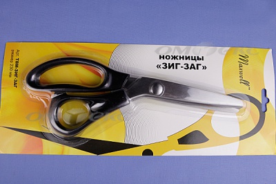 Ножницы ЗИГ-ЗАГ "MAXWELL" 230 мм - купить в Кемерово. Цена: 1 041.25 руб.