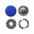 Кнопка рубашечная (закрытая) 9,5мм - эмаль, цв.168 - голубой - купить в Кемерово. Цена: 4.82 руб.