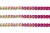 Пайетки "ОмТекс" на нитях, CREAM, 6 мм С / упак.73+/-1м, цв. 89 - розовый - купить в Кемерово. Цена: 468.37 руб.