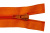 Спиральная молния Т5 849, 75 см, автомат, цвет оранжевый - купить в Кемерово. Цена: 16.28 руб.