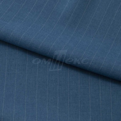 Костюмная ткань "Жаклин", 188 гр/м2, шир. 150 см, цвет серо-голубой - купить в Кемерово. Цена 426.49 руб.