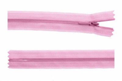 Молния потайная Т3 513, 60 см, капрон, цвет св.розовый - купить в Кемерово. Цена: 10.13 руб.