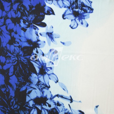 Плательная ткань "Фламенко" 19.1, 80 гр/м2, шир.150 см, принт растительный - купить в Кемерово. Цена 241.49 руб.