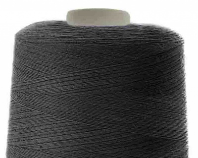 Швейные нитки (армированные) 28S/2, нам. 2 500 м, цвет чёрный - купить в Кемерово. Цена: 139.91 руб.