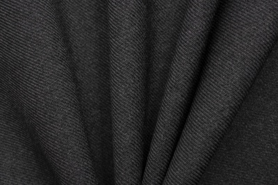 Ткань костюмная 25505 2003, 265 гр/м2, шир.150см, цвет т.серый - купить в Кемерово. Цена 418.73 руб.