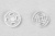 Кнопки пришивные пластиковые 11,5 мм, блистер 24шт, цв.-прозрачные - купить в Кемерово. Цена: 59.44 руб.