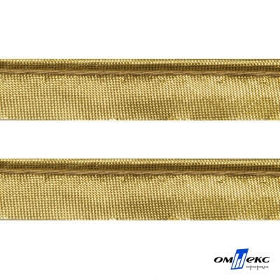Кант атласный 136, шир. 12 мм (в упак. 65,8 м), цвет золото - купить в Кемерово. Цена: 433.08 руб.
