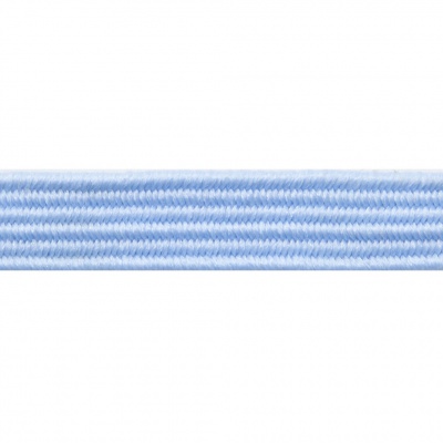 Резиновые нити с текстильным покрытием, шир. 6 мм ( упак.30 м/уп), цв.- 108-голубой - купить в Кемерово. Цена: 155.22 руб.